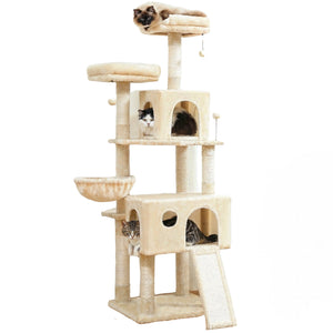 Arbre à Chat XXL - Griffoir Intégré - Tout-en-Un